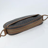 Christian Dior Vintage Honeycomb Canvas and Leather