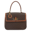 Celine Vintage Convertible Top Handle Macadam Coated Canvas