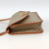 Celine Vintage Macadam Circle Logo Canvas and Leather