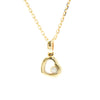 Chopard Happy Diamonds Heart Pendant 18K Yellow Gold with Diamonds and 1 Floating Diamond