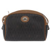 Christian Dior Vintage Honeycomb Canvas and Leather