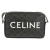 Celine Logo Messenger Triomphe Coated Canvas