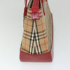 Burberry Nova Check Leather and Nylon