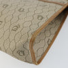 Christian Dior Vintage Honeycomb Zip Canvas and Leather