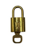 Louis Vuitton Padlock and Key Logo Metal
