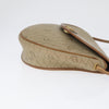 Christian Dior Vintage Honeycomb Flap Canvas and Leather