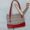Burberry Nova Check Tote Canvas and Leather
