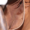 Celine Vintage Macadam Circle Logo Canvas and Leather
