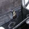 Salvatore Ferragamo Gancini Convertible Top Handle Patent Leather