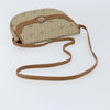 Christian Dior Vintage Honeycomb Canvas and Leather