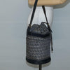 Fendi FF Logo Mon Tresor Bucket Printed Shearling with Leather