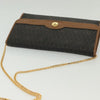 Christian Dior Vintage Honeycomb chain Canvas