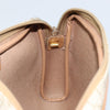 Christian Dior Vintage Honeycomb Canvas and Leather