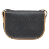 Christian Dior Vintage Honeycomb Canvas and Leather