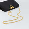 Salvatore Ferragamo Vintage Gancini Chain Leather
