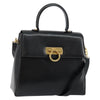 Salvatore Ferragamo Gancini Convertible Top Handle Leather