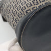 Fendi FF Logo Mon Tresor Bucket Printed Shearling with Leather