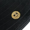 Chanel Vintage Crescent Flap Horizontal Quilted Velvet
