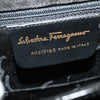 Salvatore Ferragamo Gancini Convertible Top Handle Patent Leather