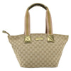 Gucci Web Zip Tote GG Canvas