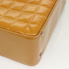 Chanel Chocolate Bar CC Tote Quilted Patent
