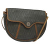 Christian Dior Vintage Honeycomb Flap Coated Canvas