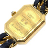 Chanel Premiere Rock Quartz Plated Metal and Leather
