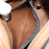 Christian Dior Vintage Honeycomb Canvas and Leather