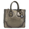 Prada Braided Handle Open Tote Vitello Daino
