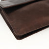 Chanel Vintage Logo Flap Messenger Leather