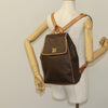 Celine Vintage Drawstring Flap Macadam Coated Canvas