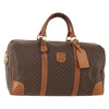Celine Vintage Macadam Boston Canvas and Leather