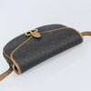 Christian Dior Vintage Honeycomb Canvas and Leather