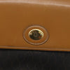 Christian Dior Vintage Honeycomb Canvas and Leather