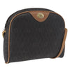 Christian Dior Vintage Honeycomb Canvas and Leather