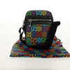 Gucci Front Zip Messenger Psychedelic Print GG Coated Canvas