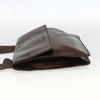 Chanel Vintage Logo Flap Messenger Leather