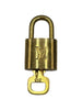 Louis Vuitton Padlock and Key Logo Metal