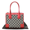 Gucci Vintage Zip Tote GG Canvas with Leather