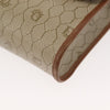 Christian Dior Vintage Honeycomb Flap Canvas and Leather