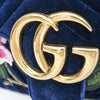 Gucci GG Marmont Flap Embroidered Matelasse Velvet
