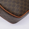 Celine Vintage Macadam Circle Logo Canvas and Leather