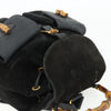 Gucci Vintage Bamboo Suede