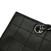 Chanel Chocolate Bar CC Tote Quilted Leather