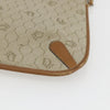 Christian Dior Vintage Honeycomb Canvas and Leather