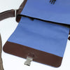 Prada Impunturato Buckle Flap Messenger Canvas