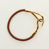 Hermes Jumbo Hook Braided Leather and Metal