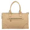 Prada Front Zip Convertible Satchel Cervo Leather