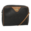 Christian Dior Vintage Honeycomb Canvas and Leather