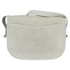 Christian Dior Vintage Honeycomb Flap Canvas and Leather